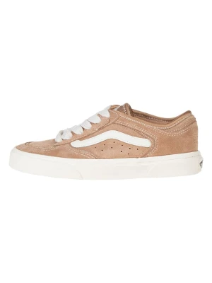 Vans Skórzane sneakersy w kolorze jasnobrązowym rozmiar: 36