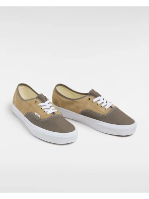Vans Skórzane sneakersy w kolorze oliwkowo-beżowym rozmiar: 41