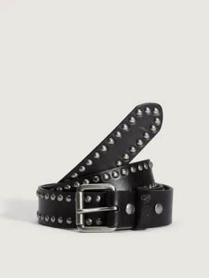 Vans - Skórzany pasek OTW 2 Row Studded, male, Czarny