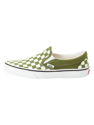 Vans Slippersy "Classic" w kolorze zielono-białym rozmiar: 38,5