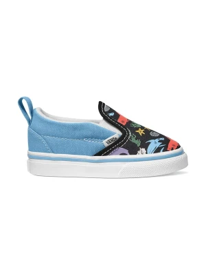 Vans Slippersy "Slip-On V" w kolorze czarno-niebieskim rozmiar: 22