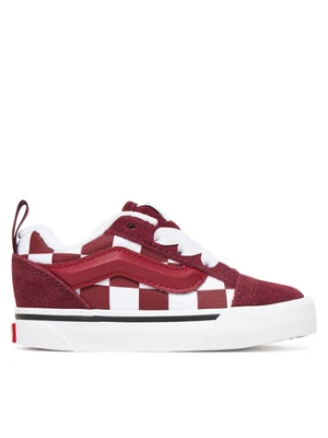 Vans Sneakersy Knu Skool Elastic Lace VN000D0KBRD1 Bordowy