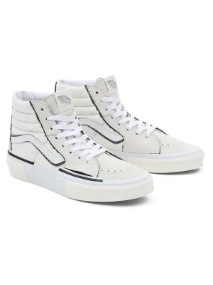 Vans Sneakersy "SK8-Hi Reconstruct" w kolorze biało-czarno-kremowym rozmiar: 45