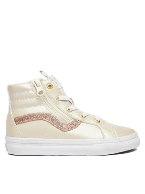 Vans Sneakersy SK8-Hi Reissue Side Zip VN0007Q3DJR1 Kremowy