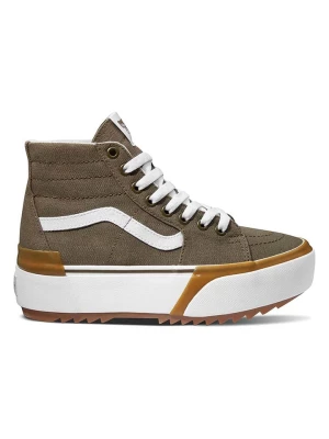 Vans Sneakersy "SK8-Hi Tapered Stacked" w kolorze khaki rozmiar: 40