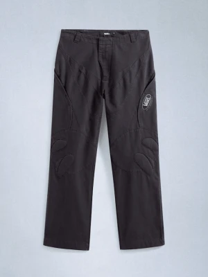 Vans - Spodnie Act Of Disagreement Racing, male, Czarny, Size: