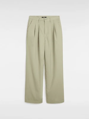 Vans - Spodnie Alder Relaxed Pleated, female, Beżowy, Size: