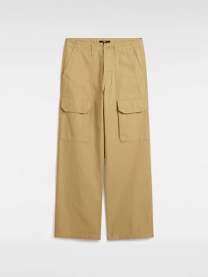 Vans - Spodnie Arroyo Wide Leg Cargo, female, Brązowy, Size:
