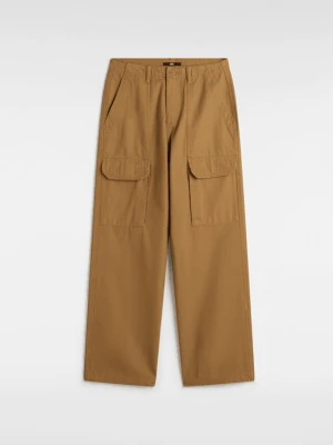 Vans - Spodnie Arroyo Wide Leg Cargo, female, Brązowy, Size: