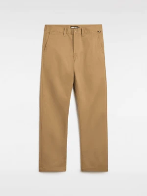 Vans - Spodnie Authentic Chino Slim, male, Brązowy, Size: