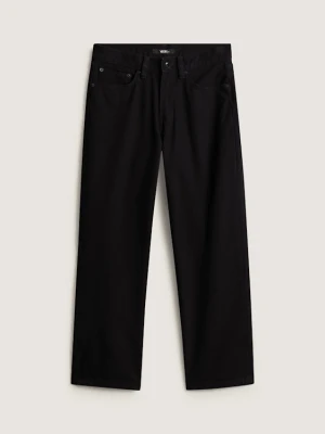 Vans - Spodnie Check-5 Mid Rise Straight, female, Czarny, Size: