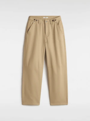 Vans - Spodnie Curbside, female, Beżowy, Size: