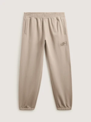 Vans - Spodnie dresowe Blocked Box, male, Beżowy, Size: