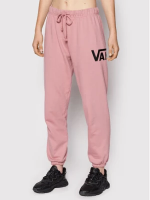 Vans Spodnie dresowe Vendor VN0A7RMT Różowy Regular Fit