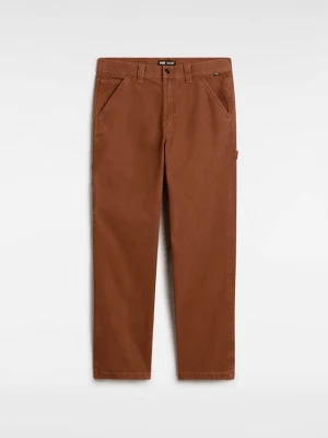 Vans - Spodnie Drill Chore Carpenter Vintage Wash, male, Brązowy, Size: