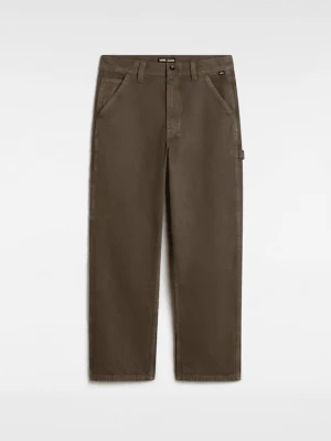 Vans - Spodnie jeansowe Drill Carpenter, male, Brązowy, Size: