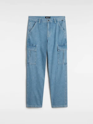 Vans - Spodnie jeansowe Service Cargo, male, Niebieski, Size: