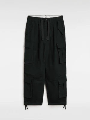 Vans - Spodnie Premium Baggy Cargo, male, Czarny, Size: