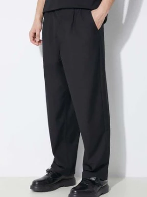 Vans spodnie Premium Standards Pleat Front Pant LX męskie kolor czarny proste VN000GVYBLK1