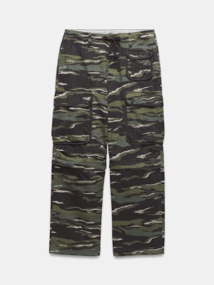 Vans - Spodnie Premium Terrain Cargo, male, Zielony/Brązowy, Size: