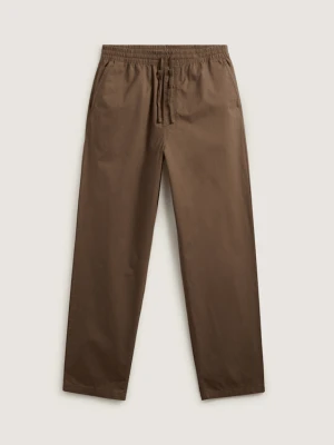Vans - Spodnie Range Baggy Tapered Elastic Waist, male, Brązowy, Size: