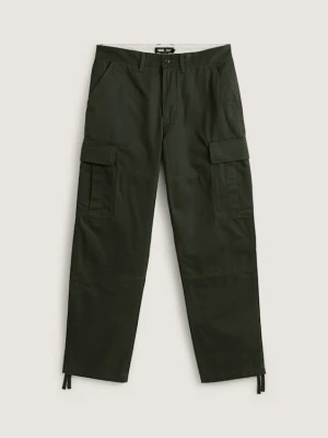 Vans - Spodnie Service Cargo Loose Tapered, male, Zielony, Size: