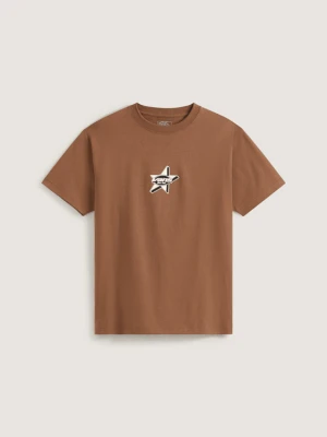 Vans - Starmarked SS Tee Vintage Cocoa, male, Brązowy, Size: