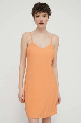 Vans sukienka kolor pomarańczowy mini prostaCHEAPER