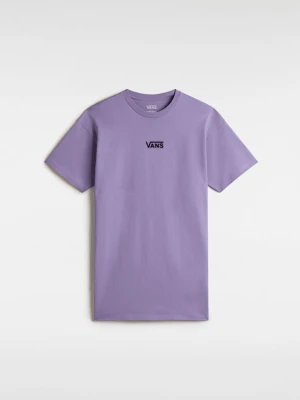 Vans - Sukienka typu T-shirt Centre Vee, female, Fioletowy, Size: