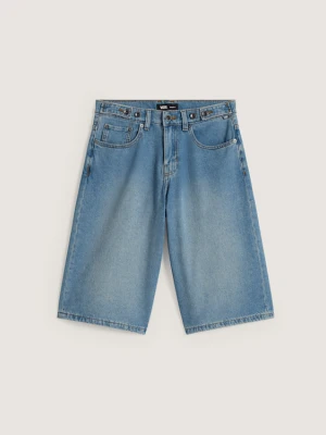 Vans - Szorty Cinched Check-5 Baggy, female, Niebieski, Size: