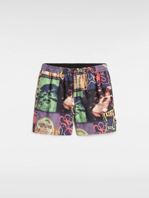 Vans - Szorty na deskę lub na plażę Primary Crazy Print, male, Niebieski, Size: