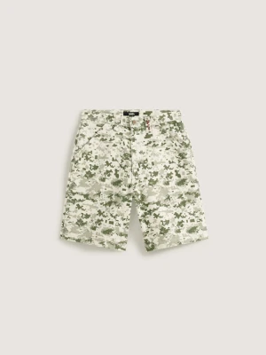 Vans - Szorty Premium Check-5 Baggy Canvas, male, Zielony, Size: