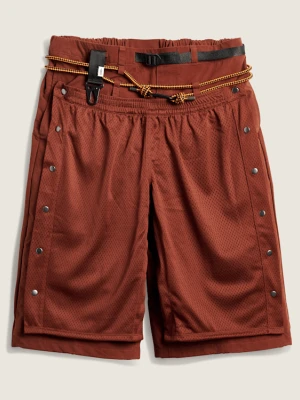 Vans - Szorty VANSZA Outdoor Oversized, female, Brązowy