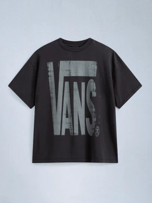 Vans - T-Shirt Act Of Disagreement Brushed Logo, male, Czarny, Size: