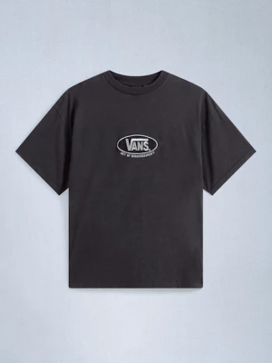 Vans - T-shirt Act Of Disagreement Oval Logo, male, Czarny, Size: