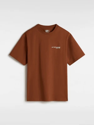 Vans - T-shirt Art Dept., male, Brązowy, Size:
