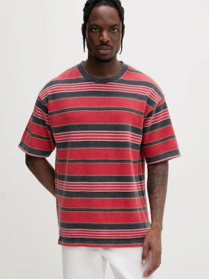 Vans t-shirt basic męski bawełniany Premium LX Pique Stripe SS
