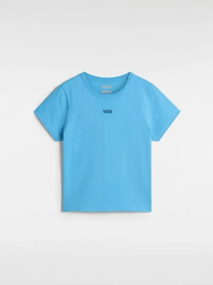 Vans - T-shirt Basic Mini, female, Niebieski, Size: