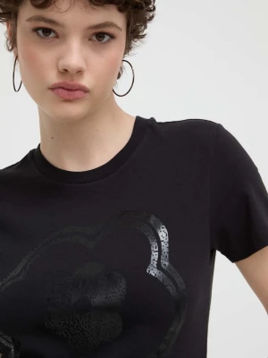 Vans t-shirt bawełniany czarny