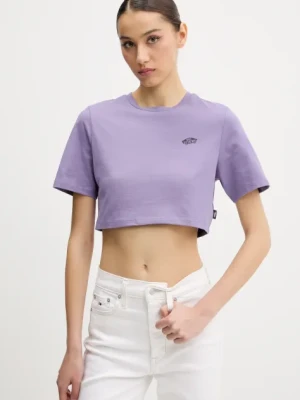 Zdjęcie produktu Vans t-shirt bawełniany damski kolor fioletowy VN000P5V6PH1