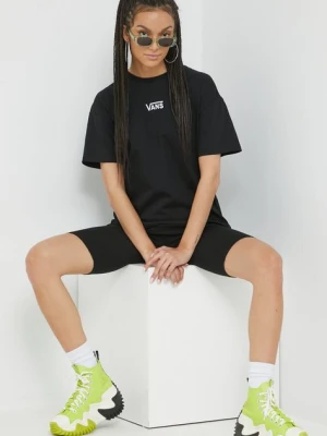 Vans t-shirt bawełniany kolor czarny