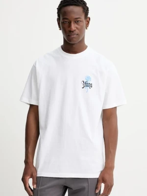 Vans t-shirt bawełniany męski kolor biały z nadrukiem VN000PCHWHT1