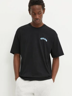 Zdjęcie produktu Vans t-shirt bawełniany męski kolor czarny z nadrukiem VN000KHTBLK1