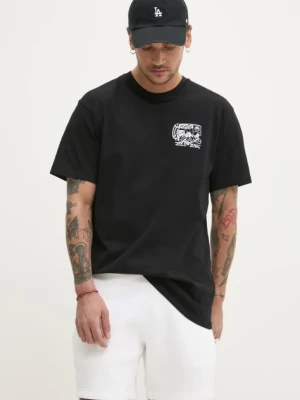 Vans t-shirt bawełniany męski kolor czarny z nadrukiem VN000NHPBLK1