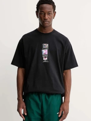 Vans t-shirt bawełniany męski kolor czarny z nadrukiem VN000PDTBLK1