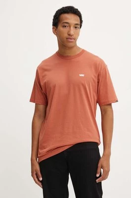Vans t-shirt bawełniany męski kolor pomarańczowy z nadrukiem VN0A3CZEC9J1