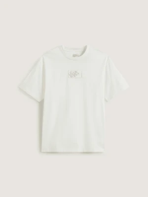 Vans - T-shirt Blocked Box Loose, male, Biały, Size:
