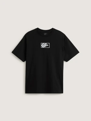 Vans - T-shirt Blocked Box Loose, male, Czarny, Size:
