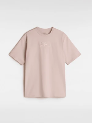 Vans - T-shirt Blocked Box, male, Różowy, Size: