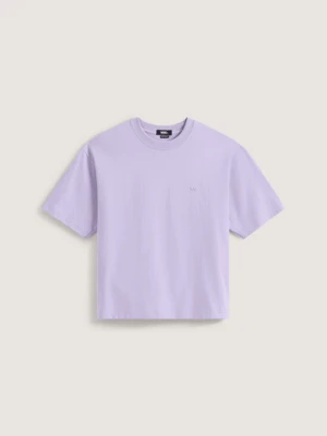 Vans - T-shirt Blurred Face Short, male, Liliowy, Size: